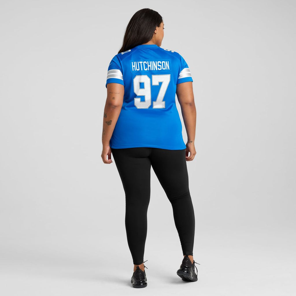Aidan Hutchinson Detroit Lions Women's Jersey - Blue