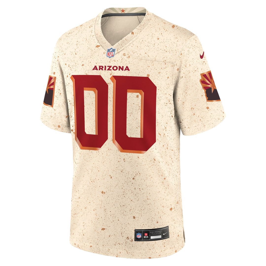 Arizona Cardinals Rivalries Collection Custom Jersey - Natural