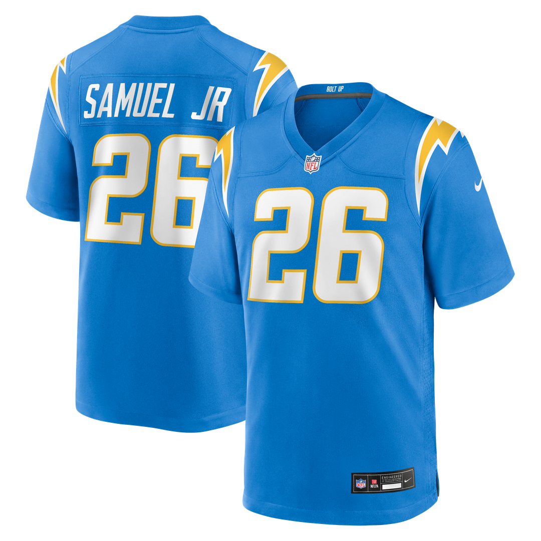 Asante Samuel Jr. Los Angeles Chargers Jersey - Powder Blue