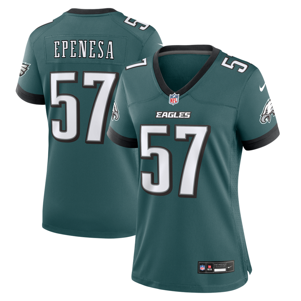 A.J. Epenesa Philadelphia Eagles Women's Team Jersey - Midnight Green