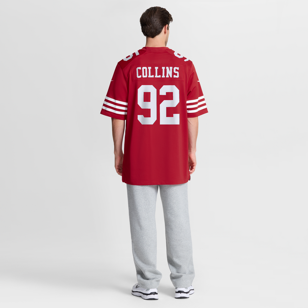 Alfred Collins San Francisco 49ers Team Jersey - Scarlet