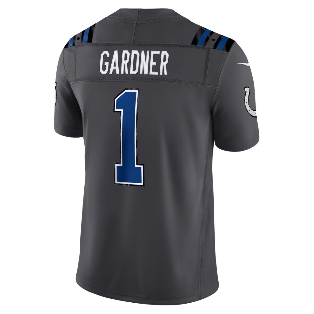 Ahmad Sauce Gardner Indianapolis Colts 2026 Rivalries Collection Stitched Jersey - Anthracite