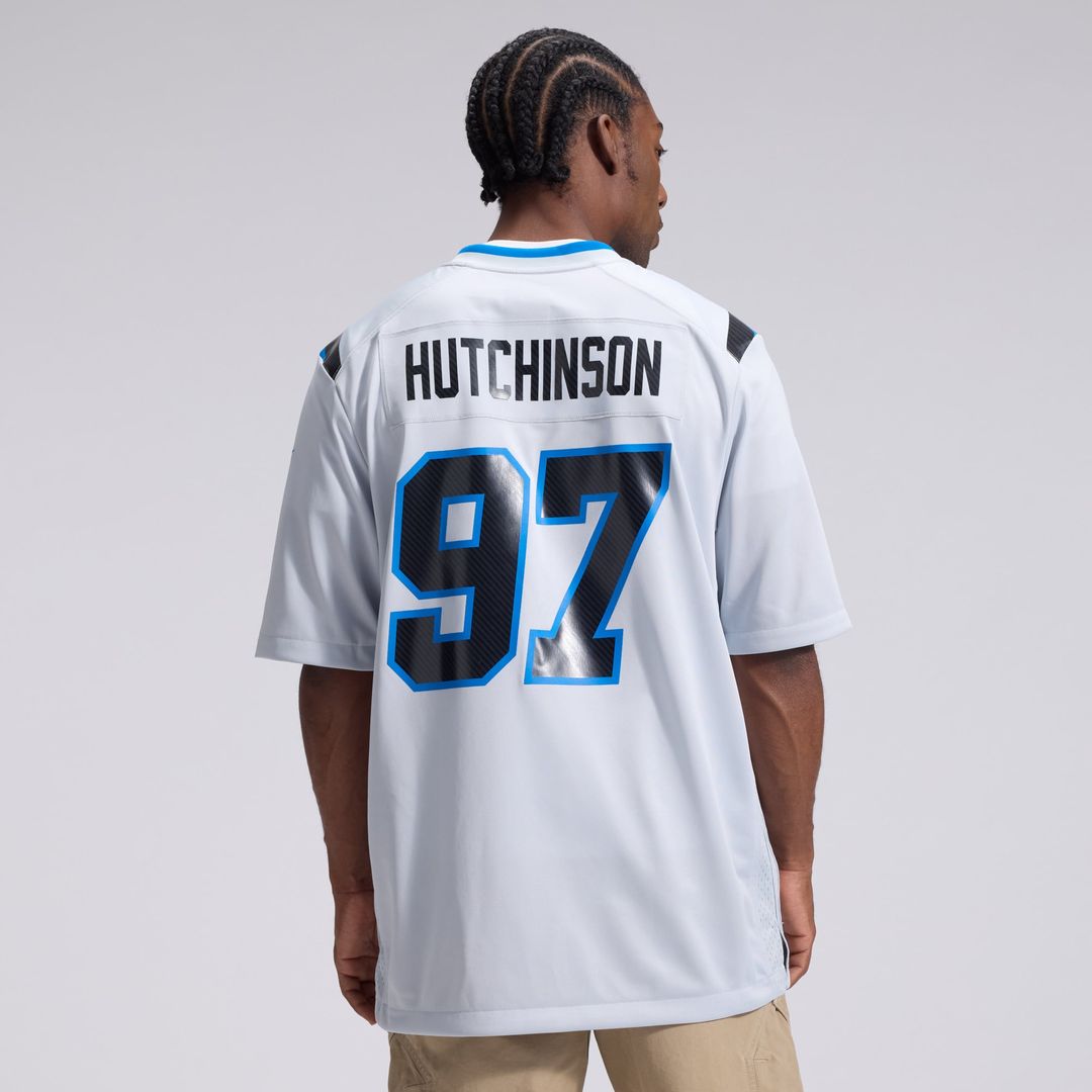 Aidan Hutchinson Detroit Lions 2026 Rivalries Collection Jersey - Silver