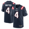 Adam Vinatieri New England Patriots Team Retired Jersey - Navy