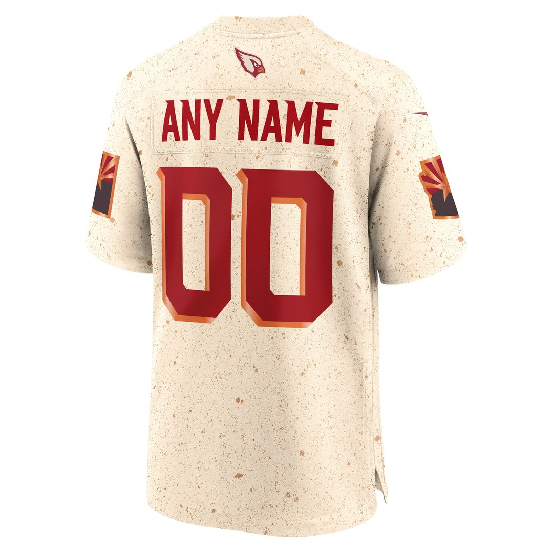 Arizona Cardinals Rivalries Collection Custom Jersey - Natural