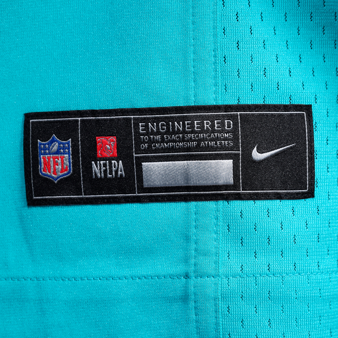 Aaron Brewer Miami Dolphins Jersey - Aqua