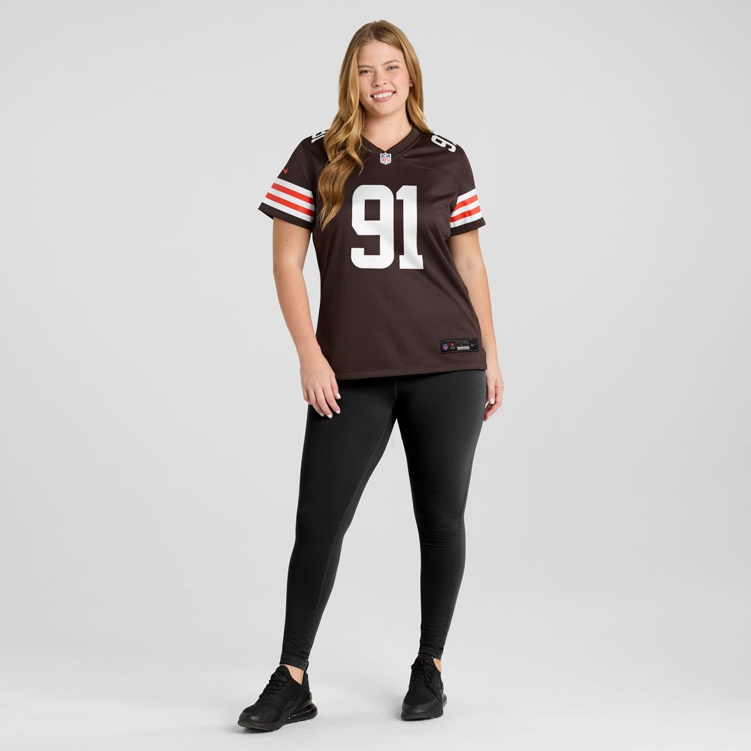 Alex Wright Cleveland Browns Women's Team Jersey - Brown
