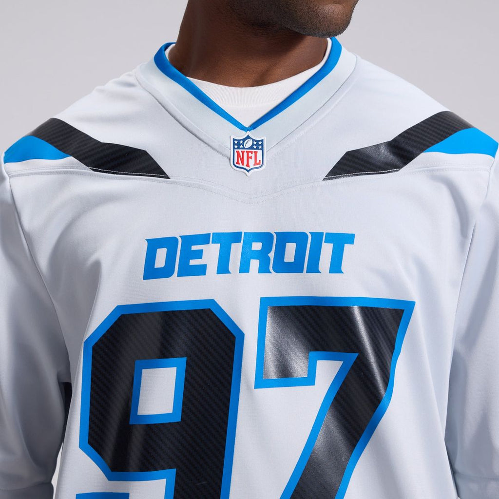 Aidan Hutchinson Detroit Lions 2026 Rivalries Collection Jersey - Silver