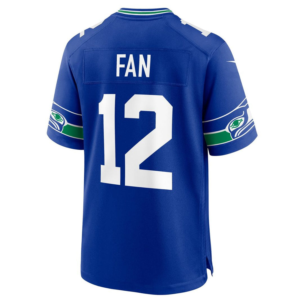 12s Seattle Seahawks Throwback Player Jersey - Royal