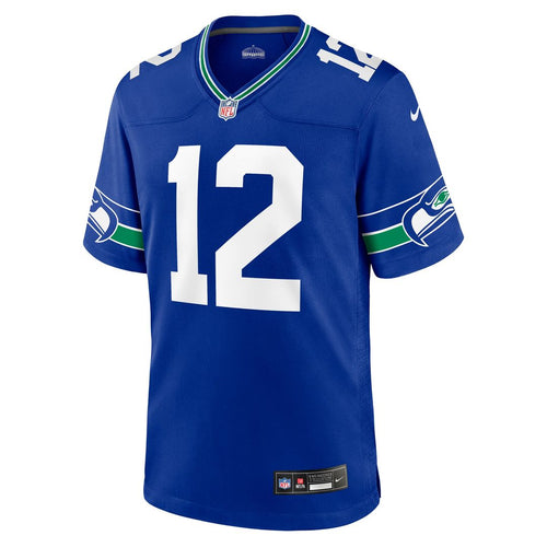 12s Seattle Seahawks Throwback Player Jersey - Royal