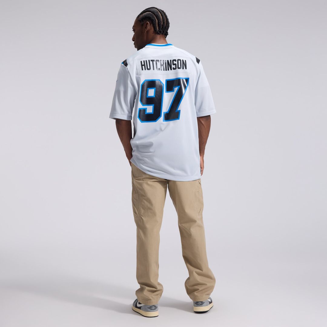 Aidan Hutchinson Detroit Lions 2026 Rivalries Collection Jersey - Silver
