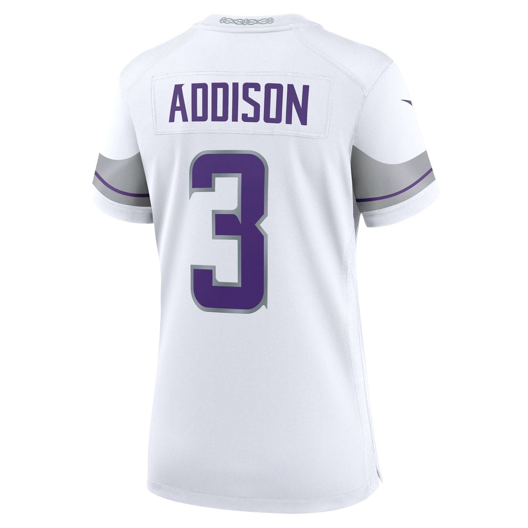 Addison Minnesota Vikings Women's Alternate Jersey - White