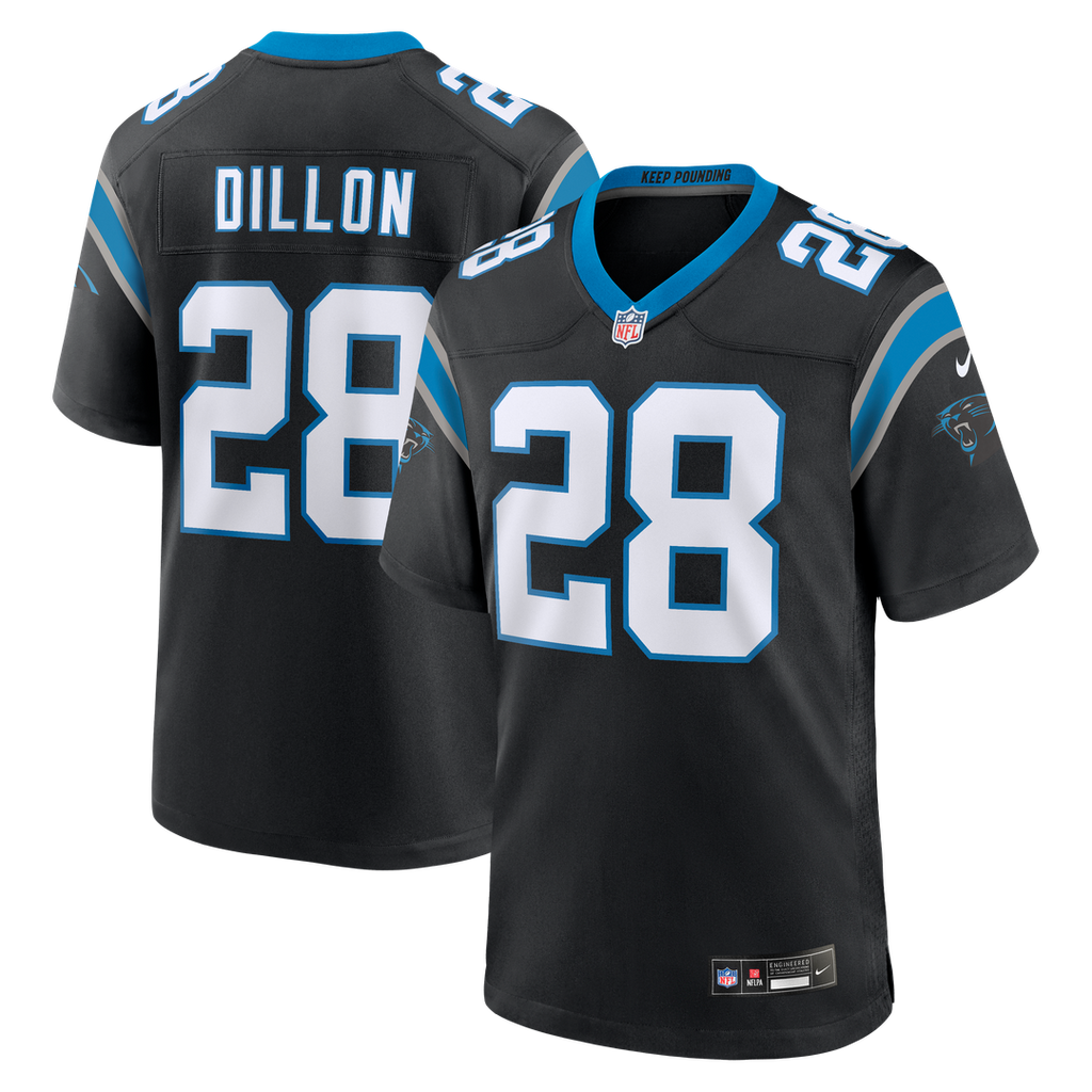 AJ Dillon Carolina Panthers Team Jersey - Black