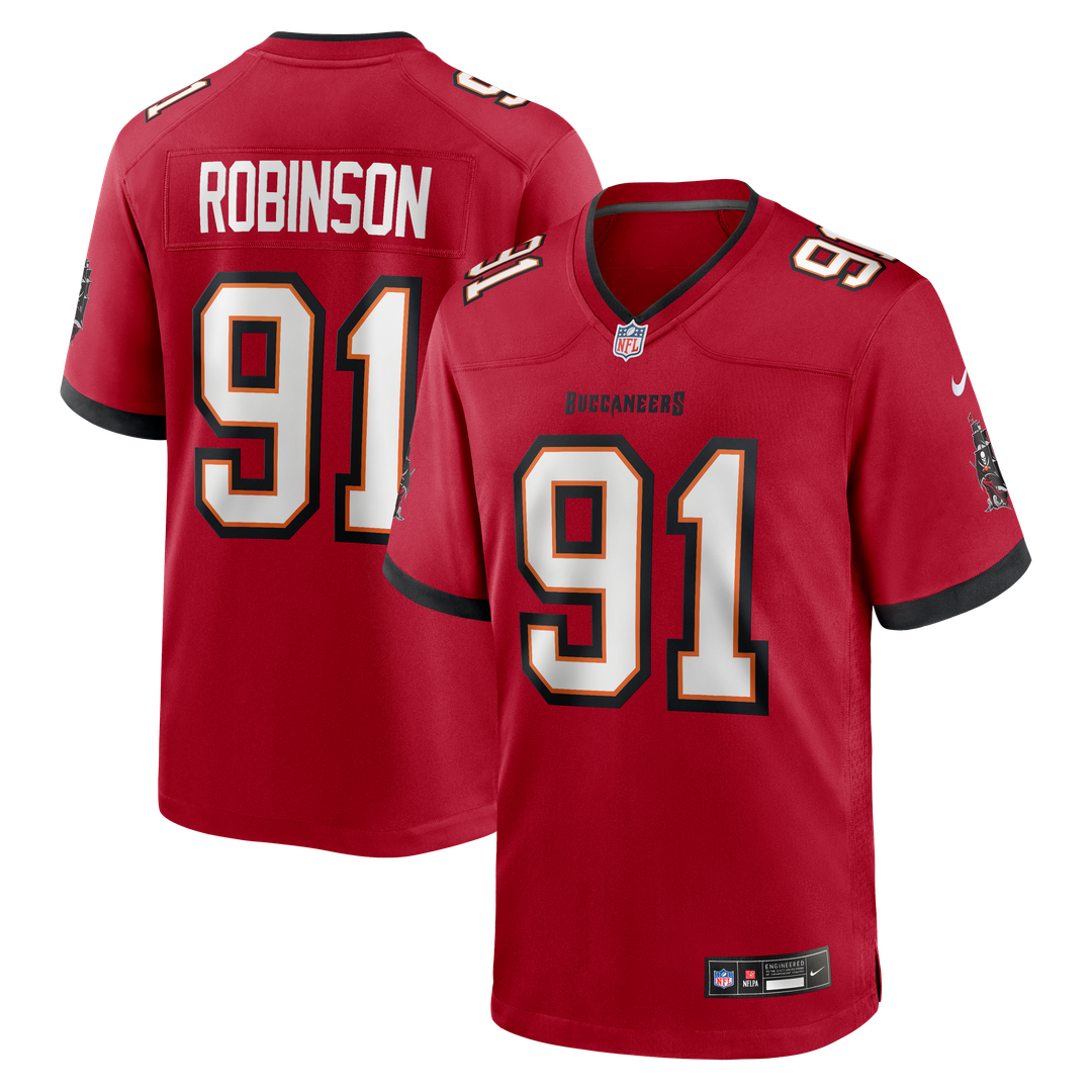 A'Shawn Robinson Tampa Bay Buccaneers Team Jersey - Red