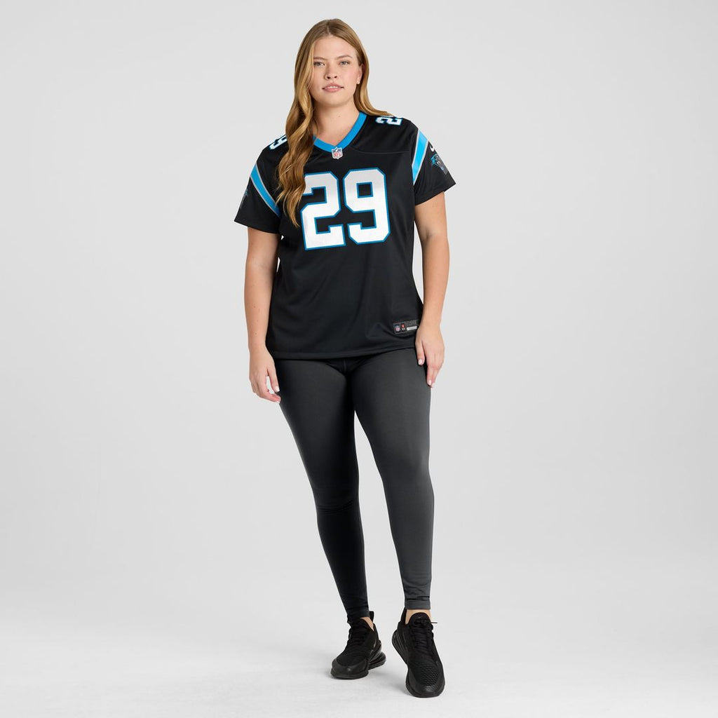 Akayleb Evans Carolina Panthers Women's Team Jersey - Black
