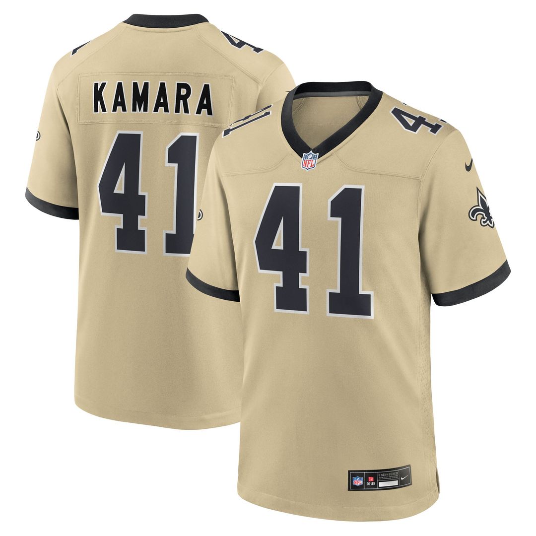 Alvin Kamara New Orleans Saints Youth Jersey - Black