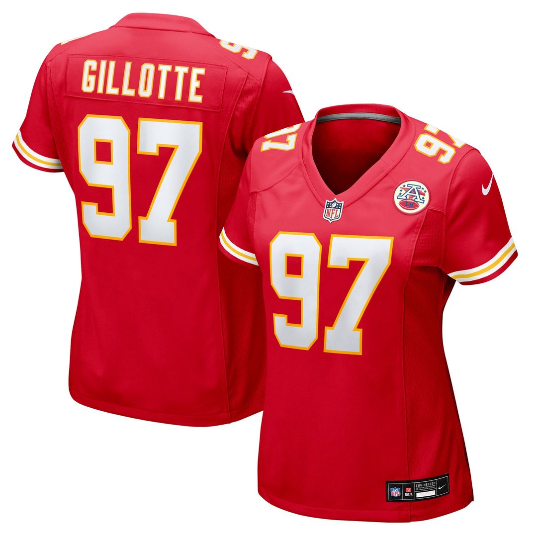 Ashton Gillotte Kansas City Chiefs Women's Team Jersey - Red