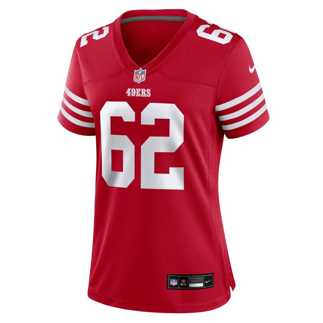 Austen Pleasants San Francisco 49ers Women's Team Jersey - Scarlet