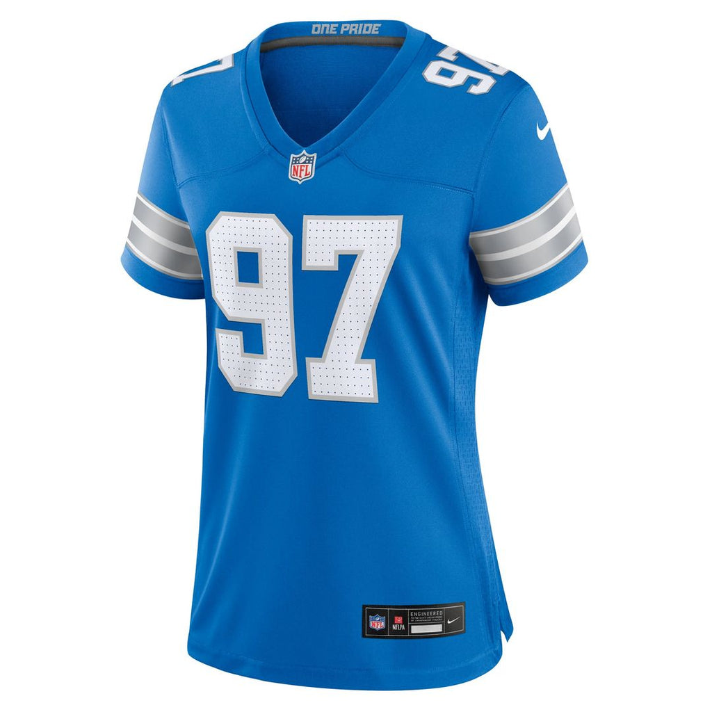 Aidan Hutchinson Detroit Lions Women's Jersey - Blue