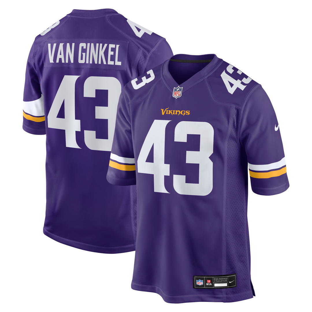 Andrew Van Ginkel Minnesota Vikings Alternate Jersey - White