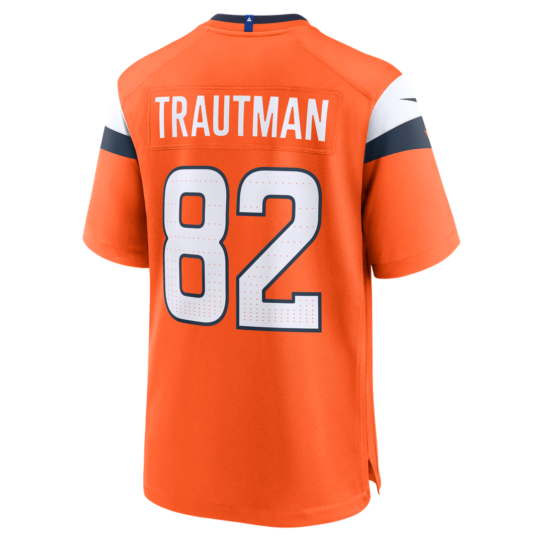 Adam Trautman Denver Broncos Team Jersey - Orange