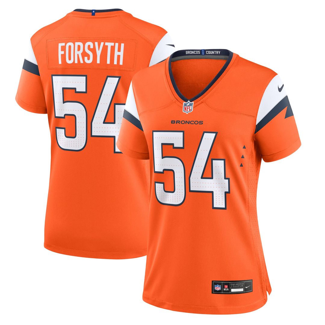 Alex Forsyth Denver Broncos Women's Team Jersey - Orange