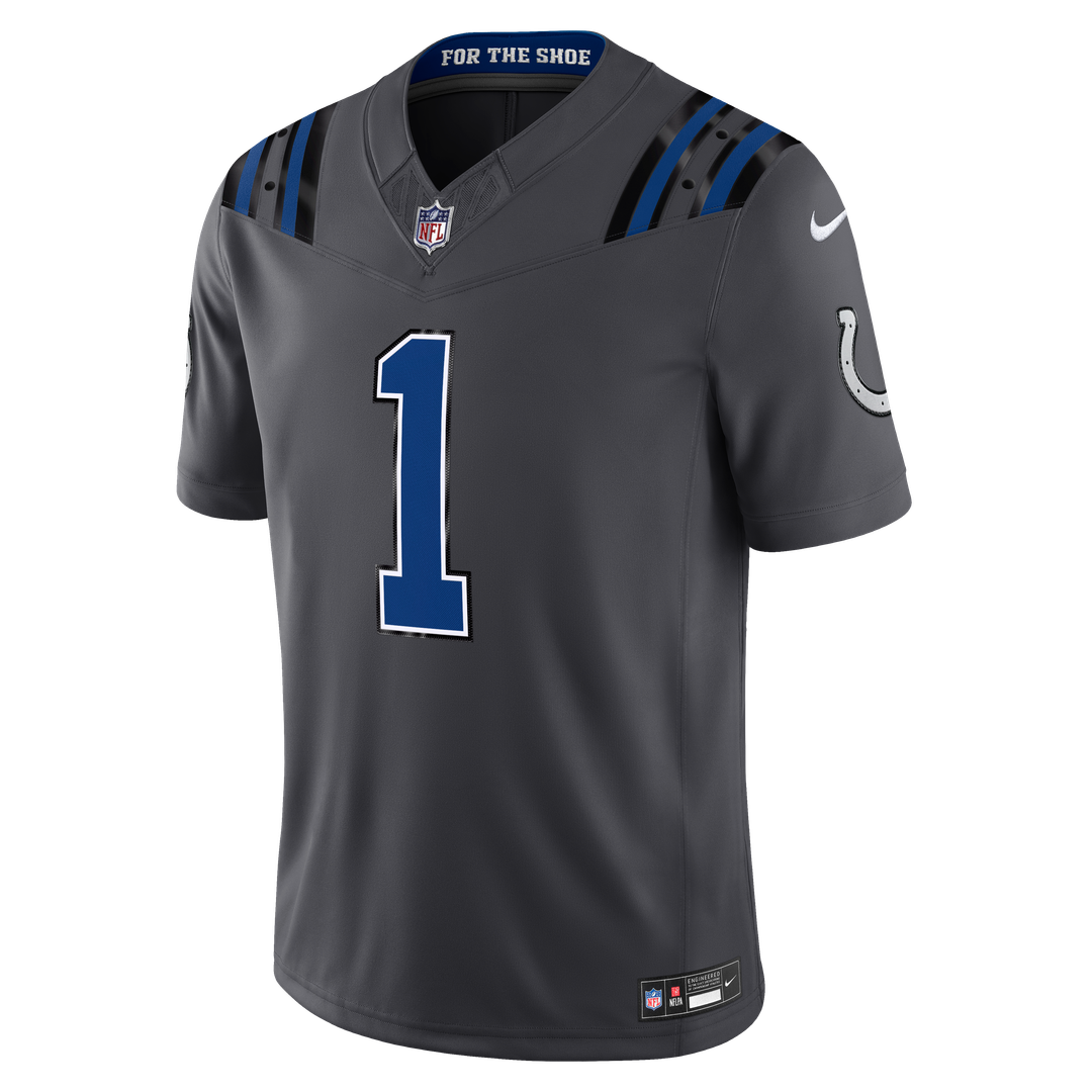 Ahmad Sauce Gardner Indianapolis Colts 2026 Rivalries Collection Stitched Jersey - Anthracite