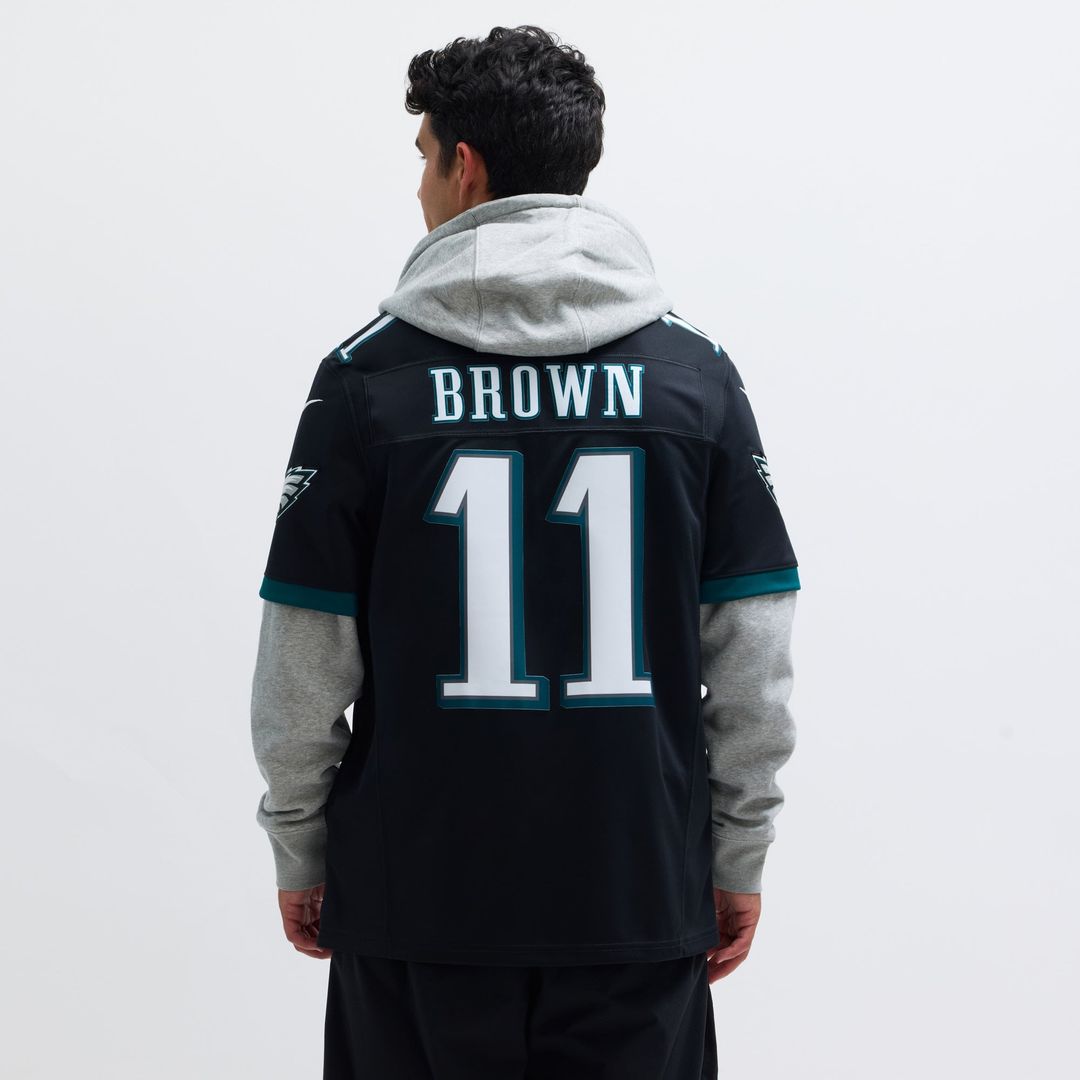 A.J. Brown Philadelphia Eagles Alternate Jersey - Black
