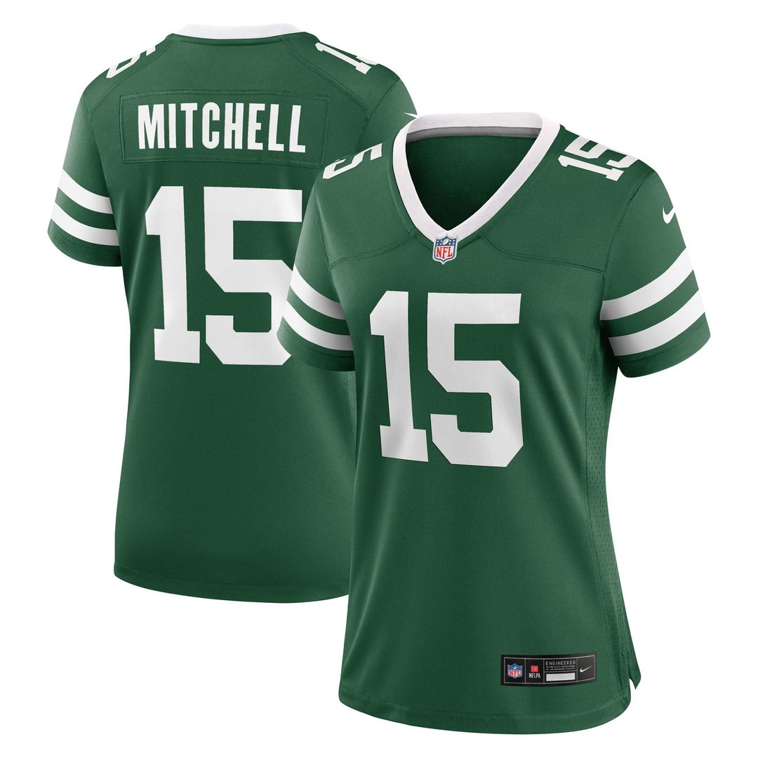 Adonai Mitchell New York Jets Women's Team Jersey - Legacy Green