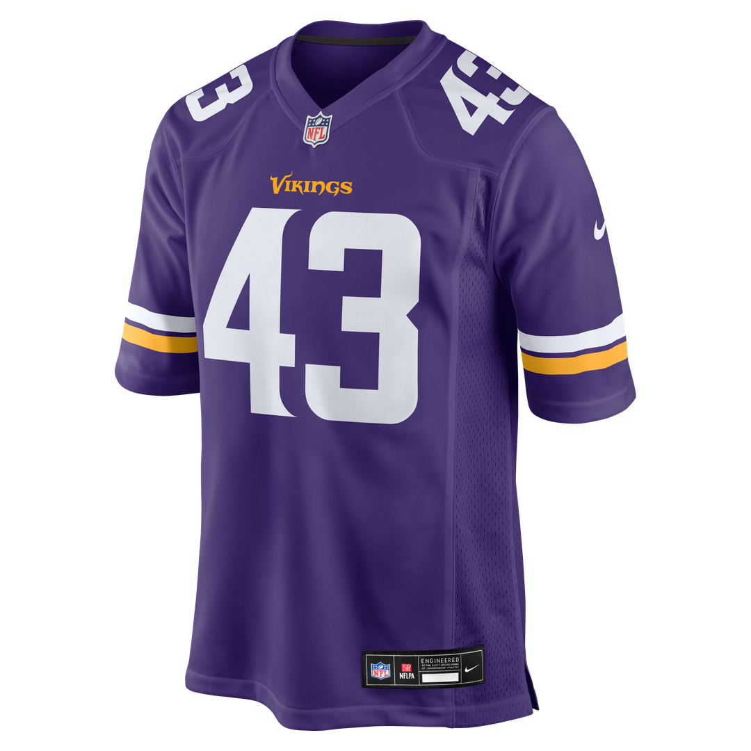 Andrew Van Ginkel Minnesota Vikings Alternate Jersey - White