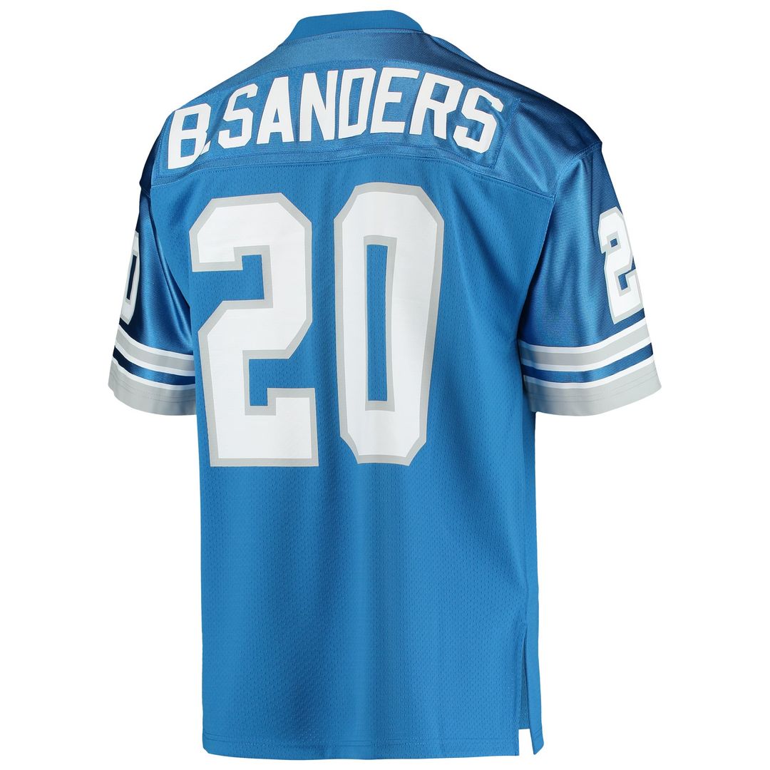 Barry Sanders Detroit Lions 1991 Authentic Throwback Retired Player Jersey - Blue