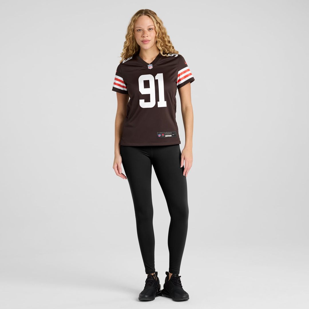Alex Wright Cleveland Browns Women's Team Jersey - Brown