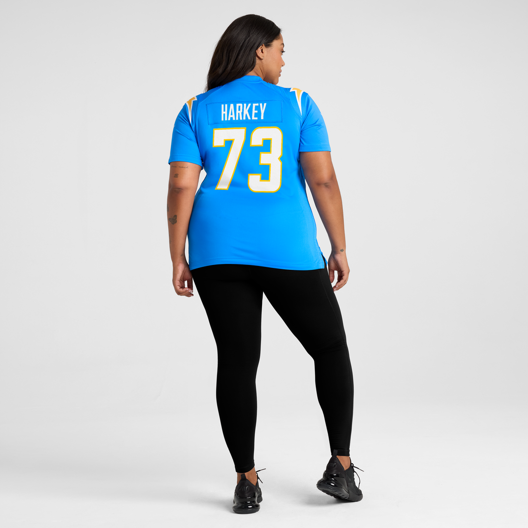 Alex Harkey Los Angeles Chargers Women's Team Jersey - Powder Blue