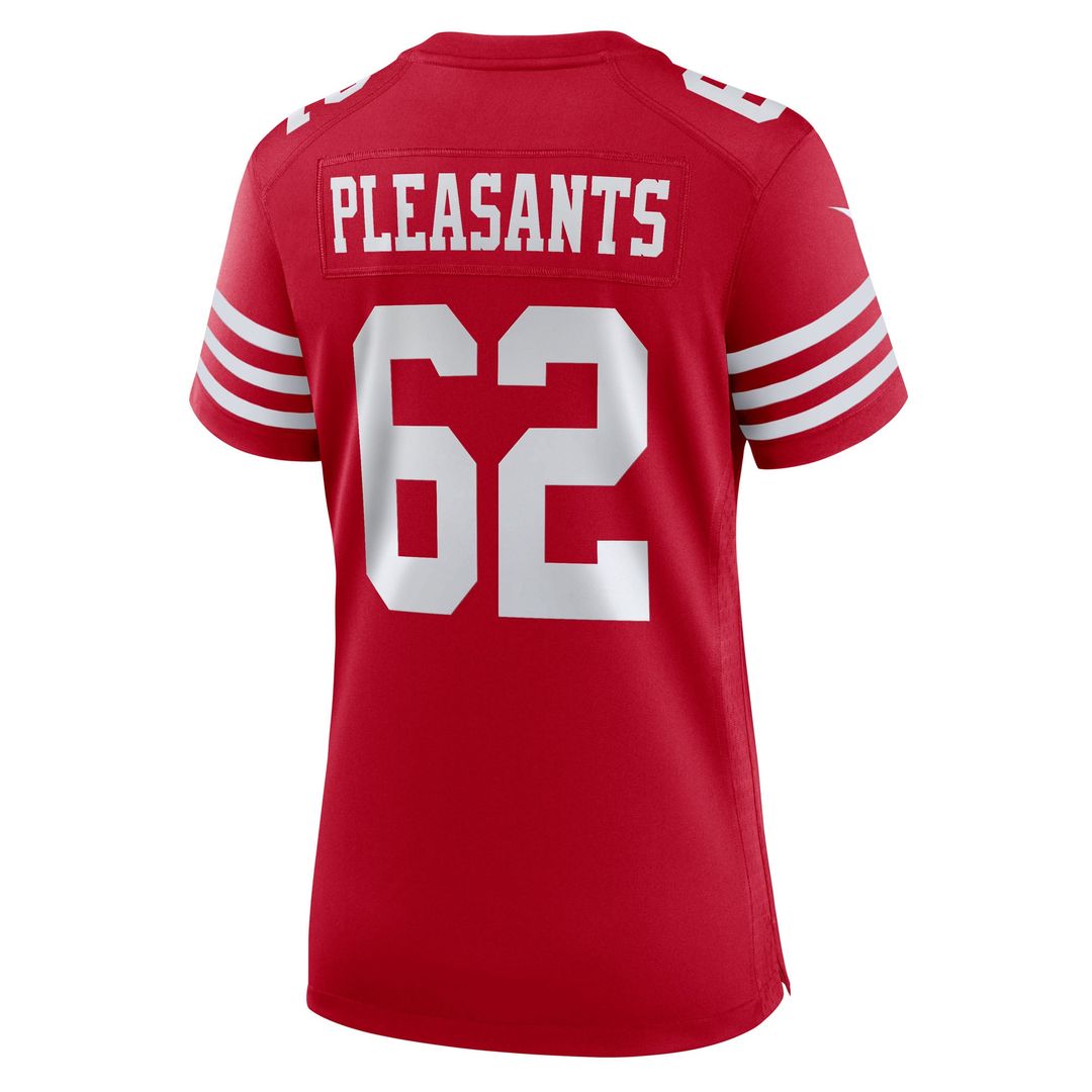 Austen Pleasants San Francisco 49ers Women's Team Jersey - Scarlet