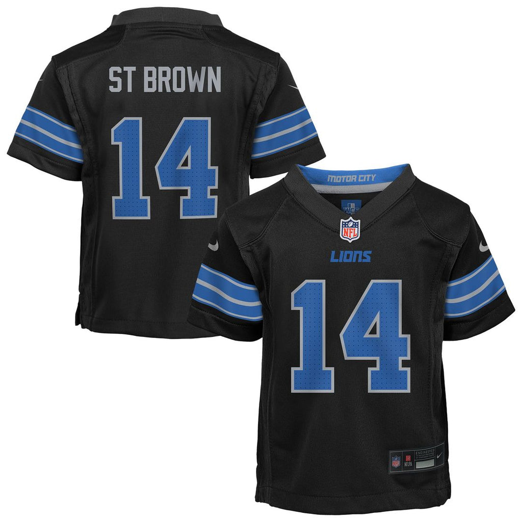 Amon-Ra St. Brown Detroit Lions Preschool Alternate Player Jersey - Black