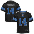 Amon-Ra St. Brown Detroit Lions Preschool Alternate Player Jersey - Black
