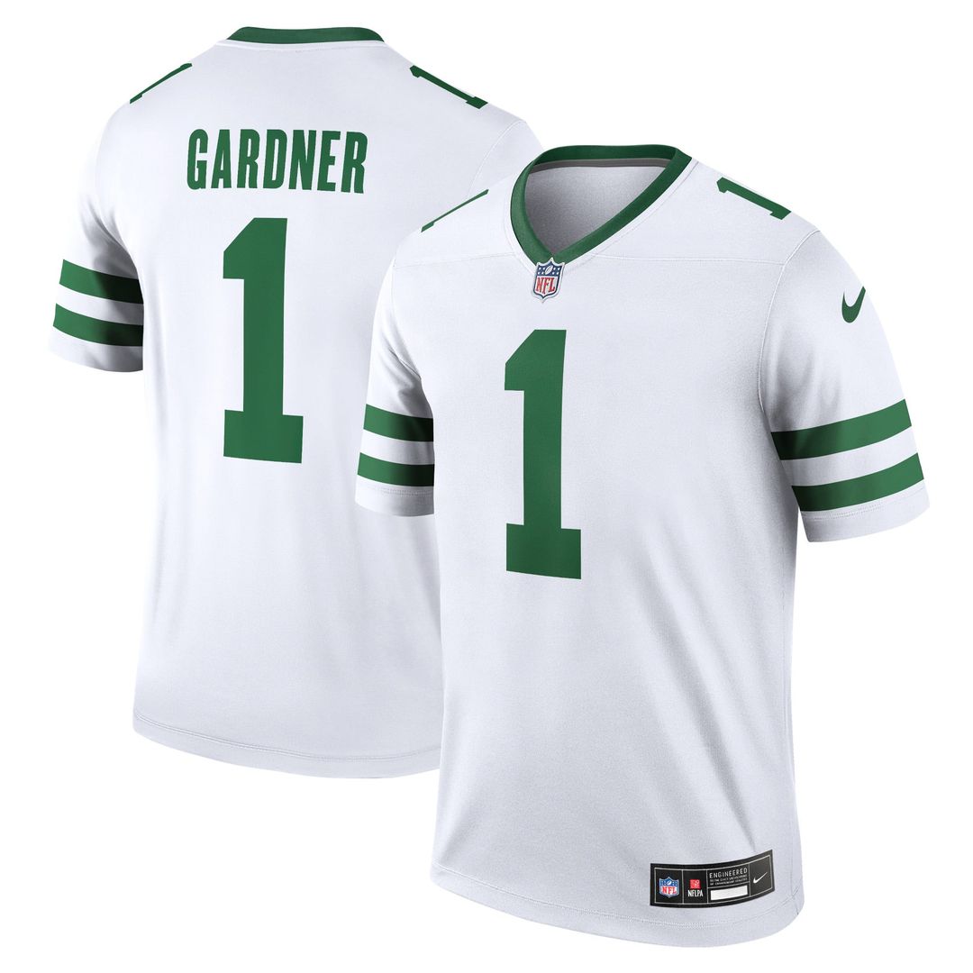 Ahmad Sauce Gardner New York Jets Legend Player Performance Top - White