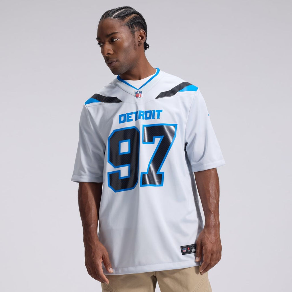 Aidan Hutchinson Detroit Lions 2026 Rivalries Collection Jersey - Silver