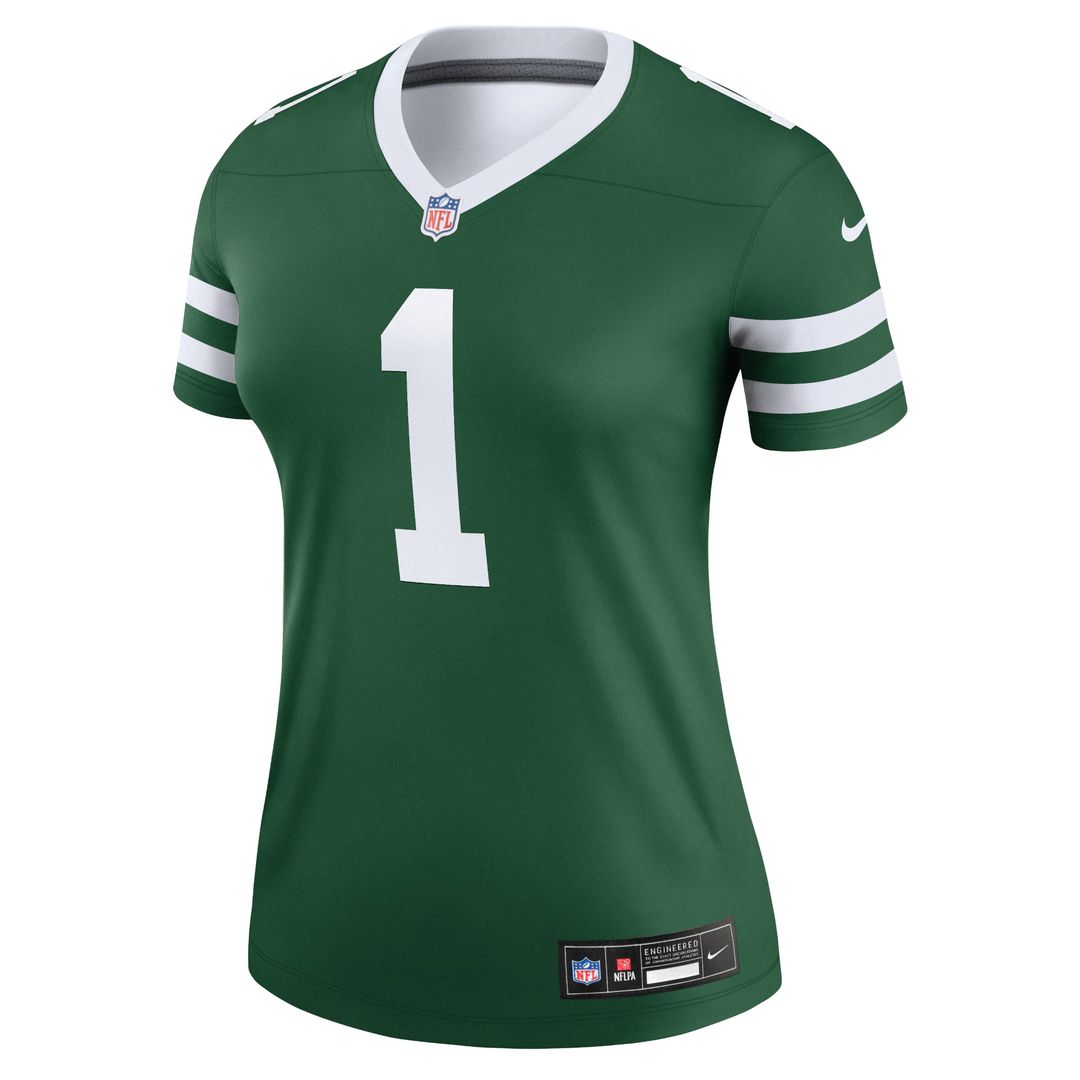 Ahmad Sauce Gardner New York Jets Women's Legend Player Performance Top - Legacy Green