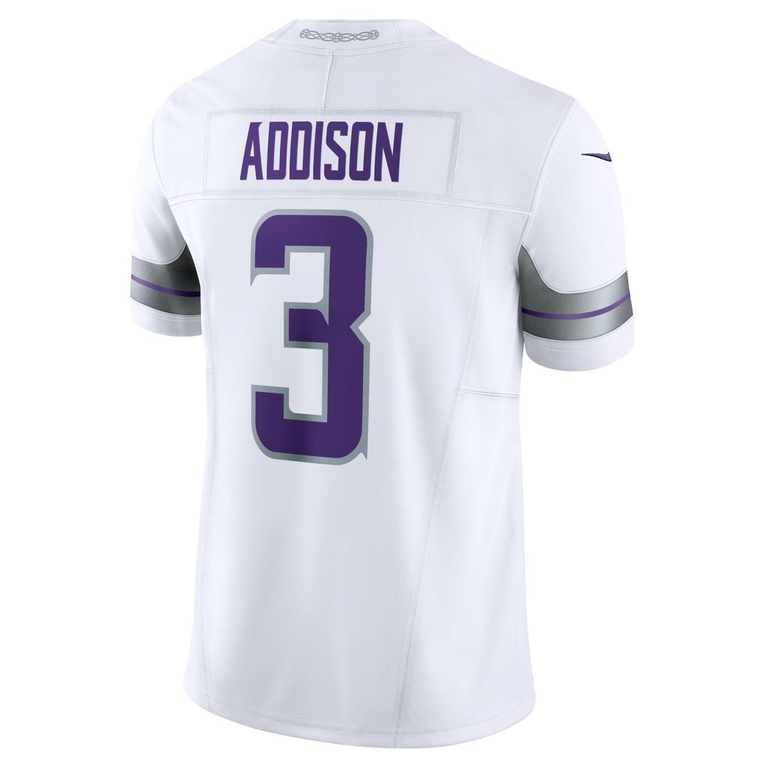 Addison Minnesota Vikings Alternate Jersey - White
