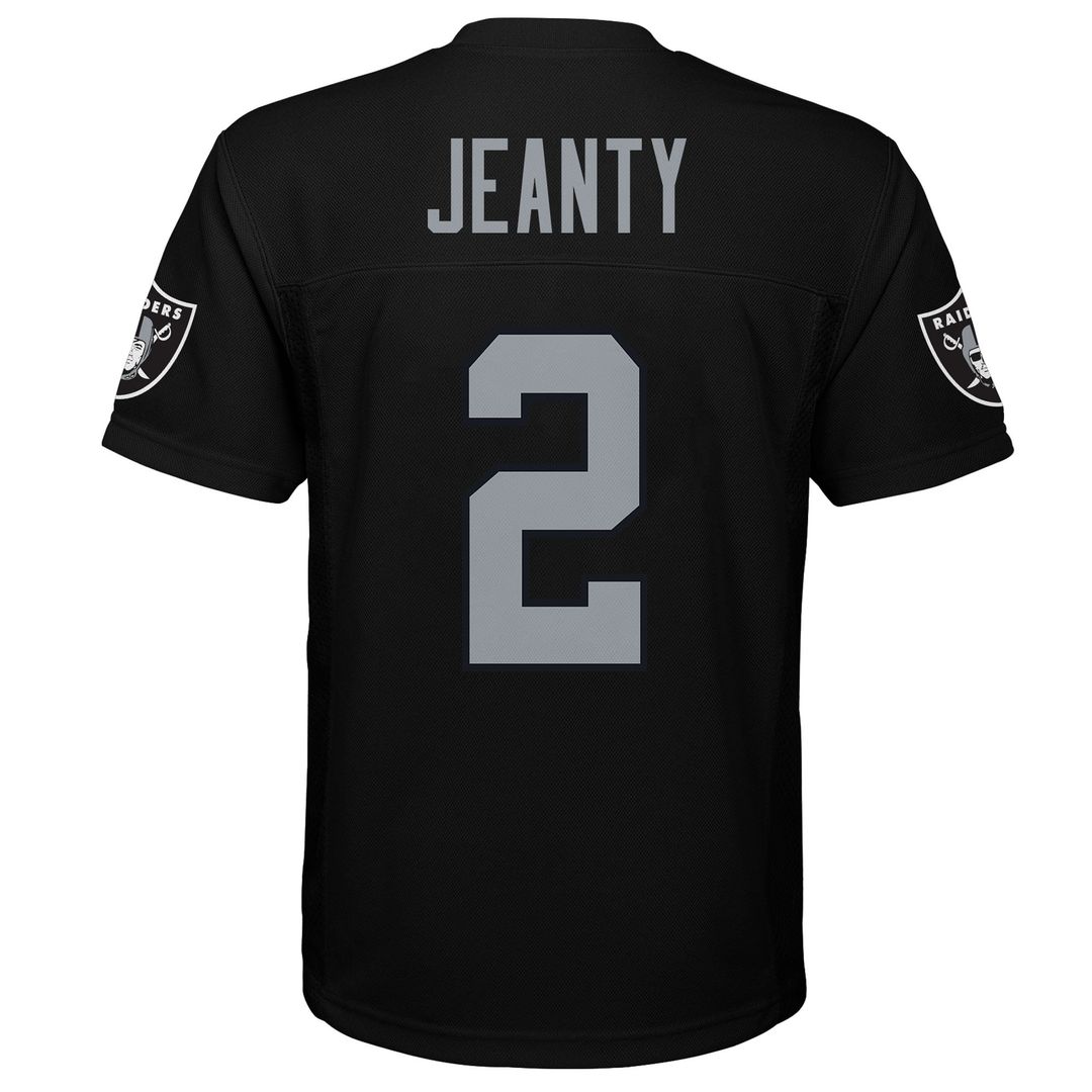 Ashton Jeanty Las Vegas Raiders Youth Jersey - Black