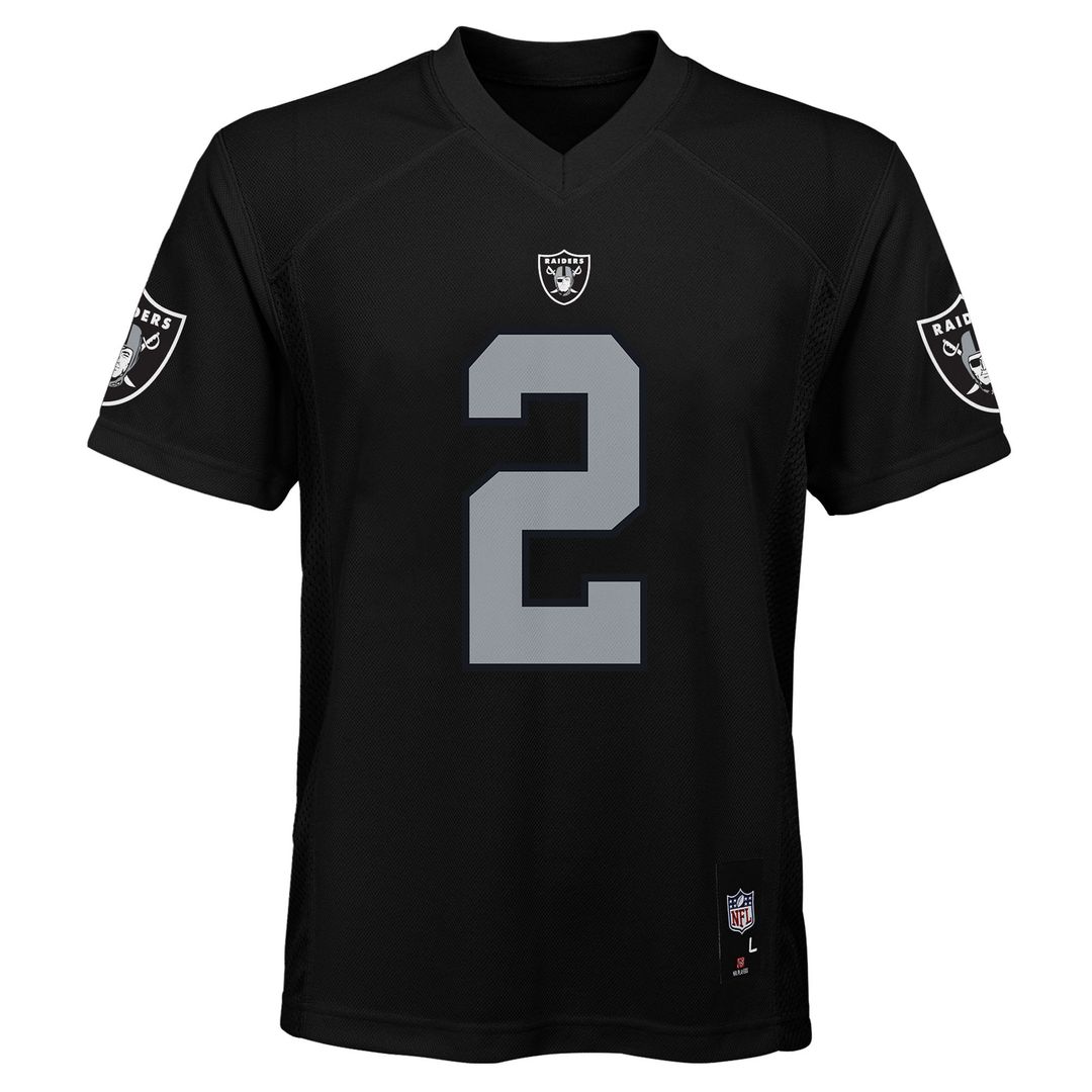 Ashton Jeanty Las Vegas Raiders Youth Jersey - Black