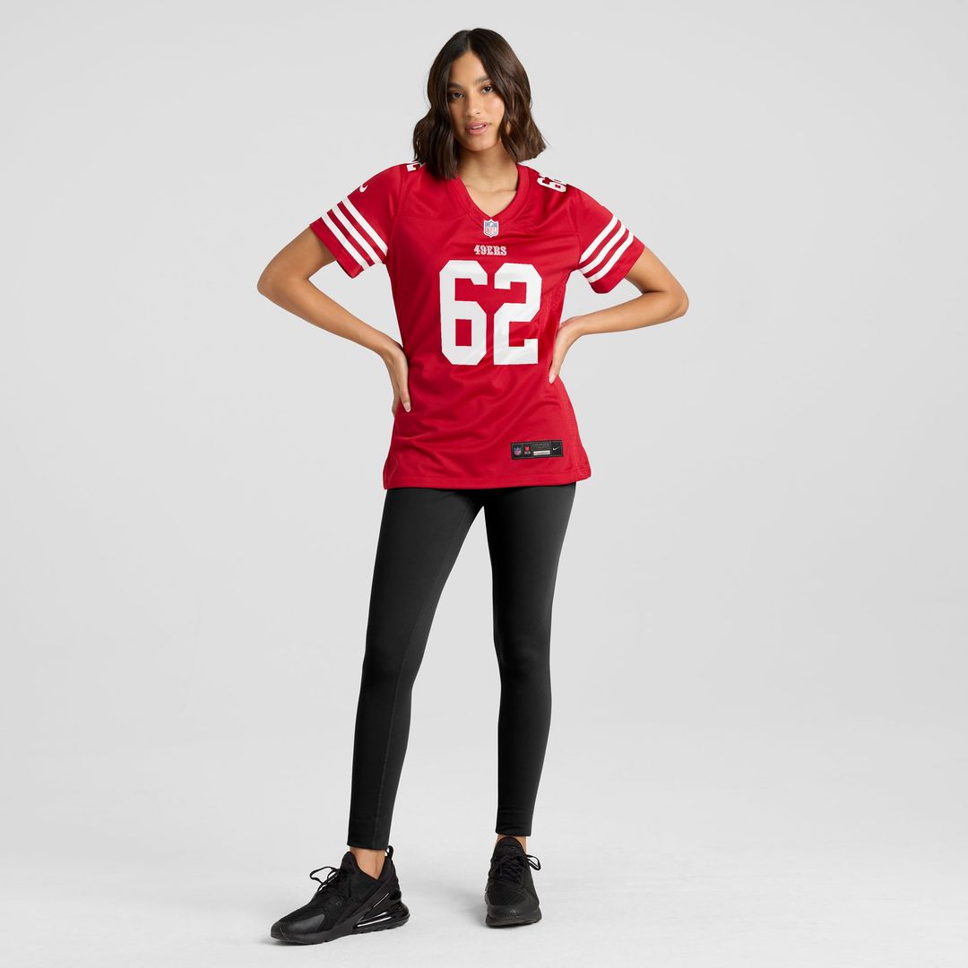 Austen Pleasants San Francisco 49ers Women's Team Jersey - Scarlet