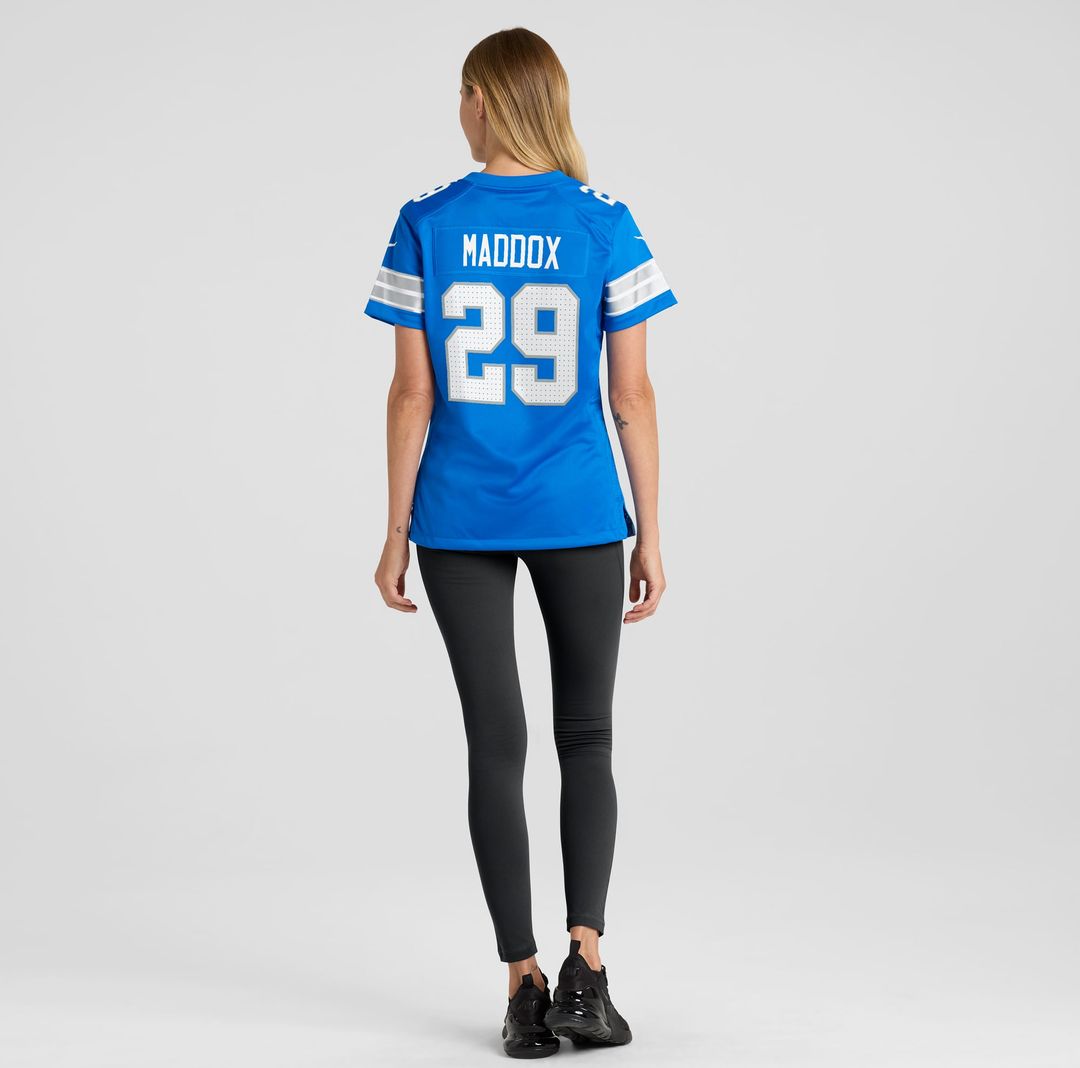 Avonte Maddox Detroit Lions Women's Team Jersey - Blue