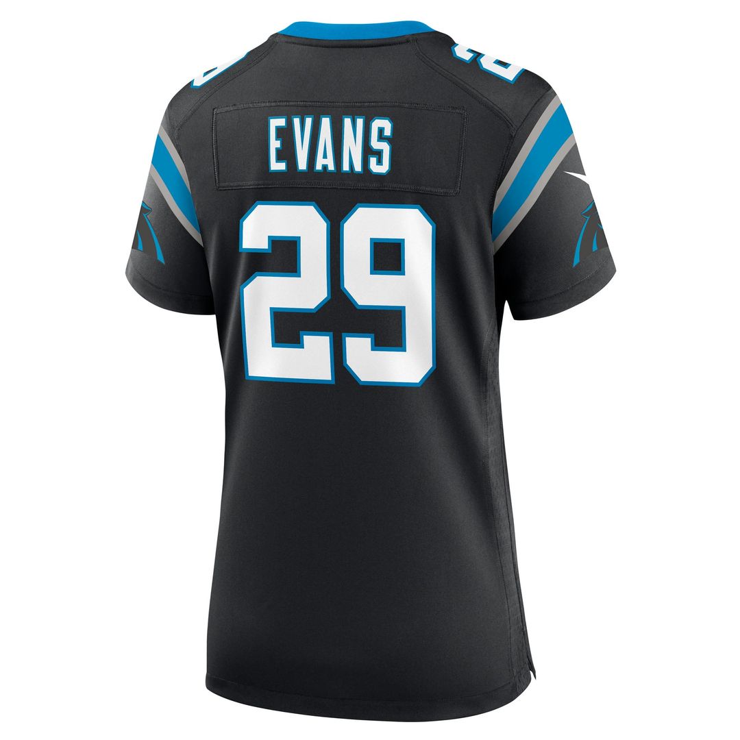 Akayleb Evans Carolina Panthers Women's Team Jersey - Black