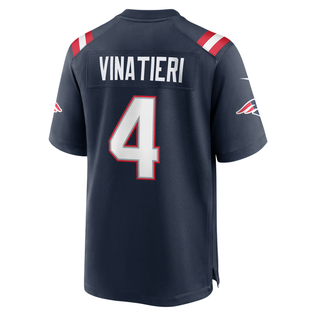 Adam Vinatieri New England Patriots Team Retired Jersey - Navy