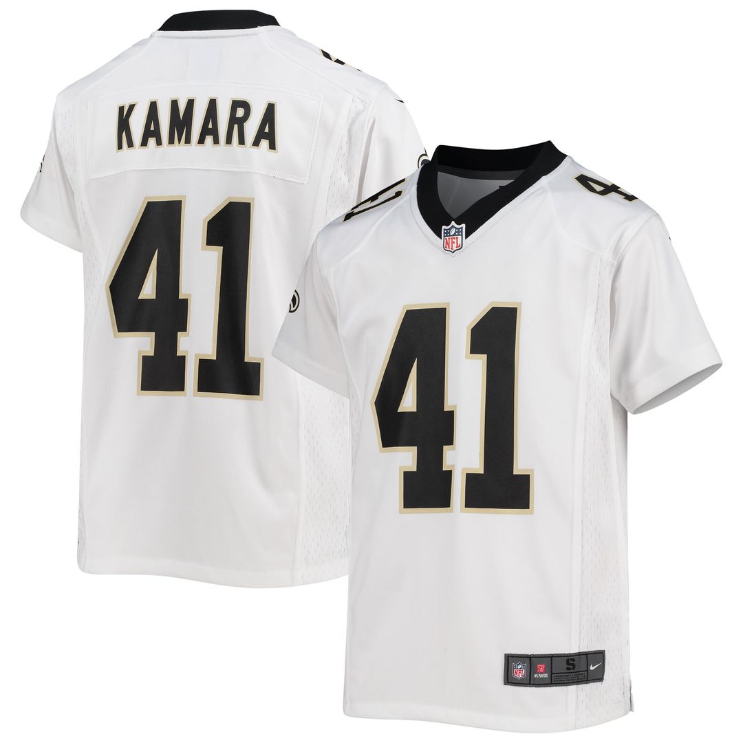 Alvin Kamara New Orleans Saints Youth Jersey - White