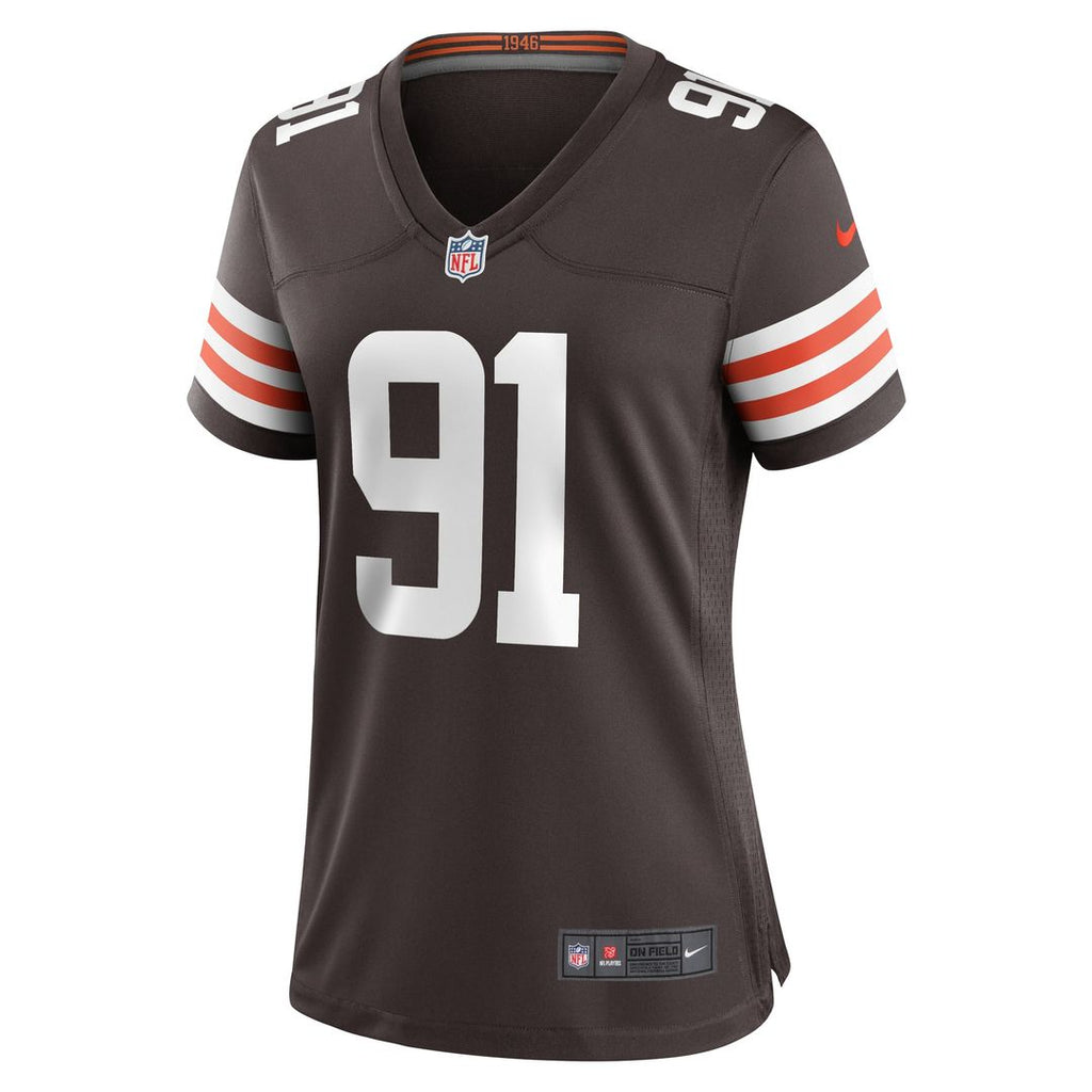 Alex Wright Cleveland Browns Women's Team Jersey - Brown