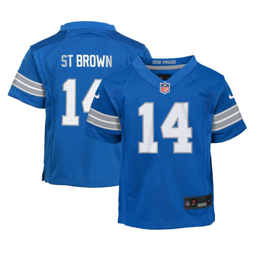 Amon-Ra St. Brown Detroit Lions Preschool Player Jersey - Blue
