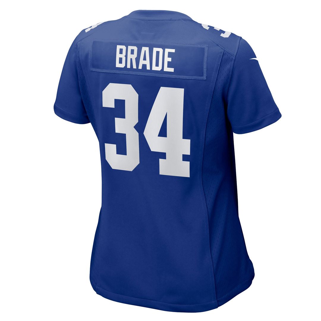 Beau Brade New York Giants Women's Team Jersey - Royal